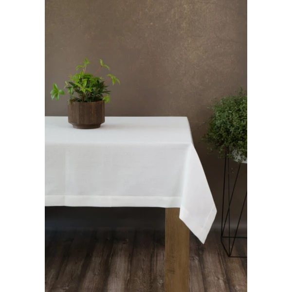 OBRUS STELLA 2 145 X 400 CM BIAŁY