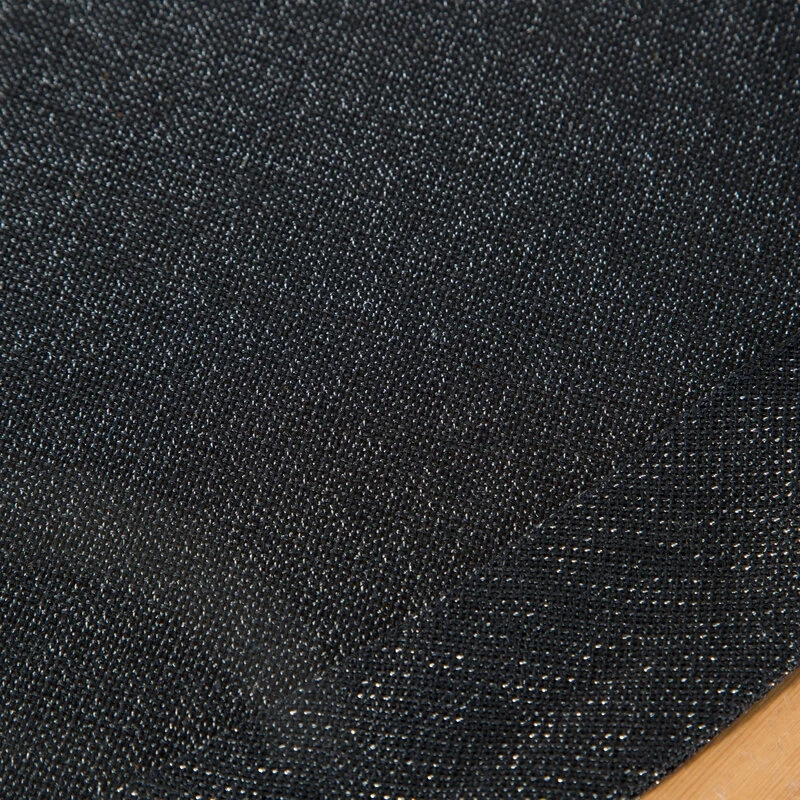 OBRUS STELLA 1 O 150 CM CZARNY