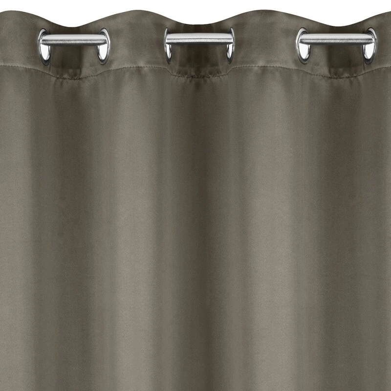 ZASŁONA GOTOWA NERISA 140 X 250 CM CIEMNOBEŻOWY