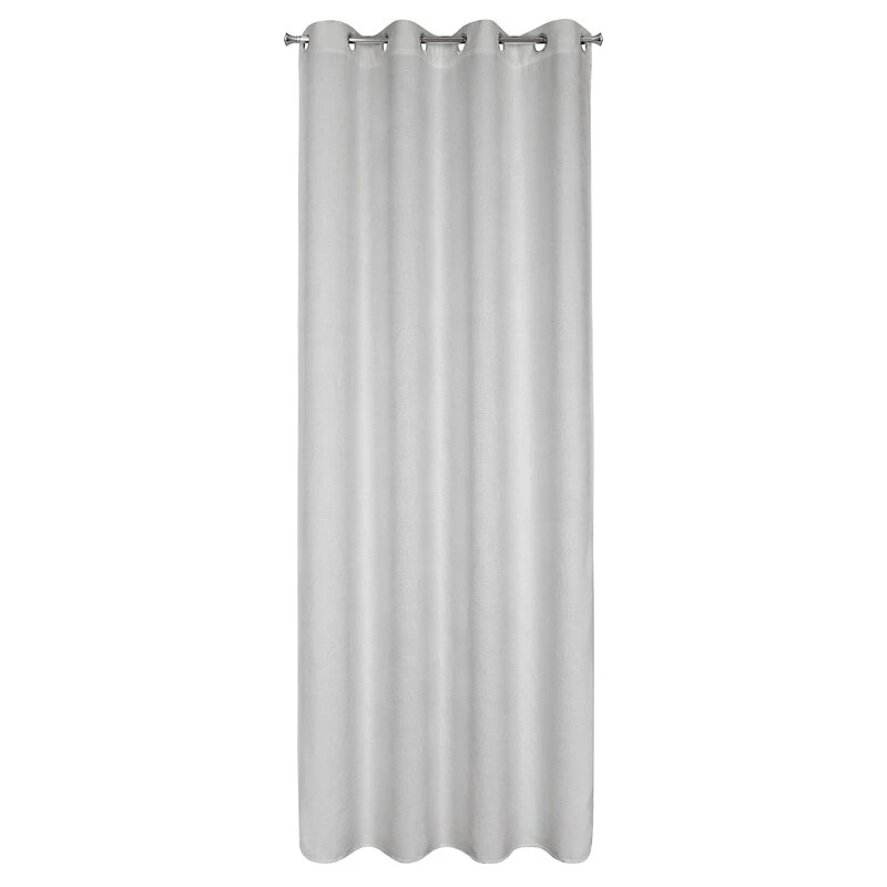 ZASŁONA GOTOWA ALETA 135 X 250 CM SREBRNY