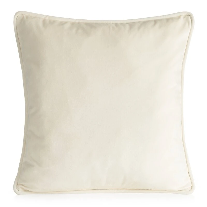 POSZEWKA VELVET 45 X 45 CM KREMOWY