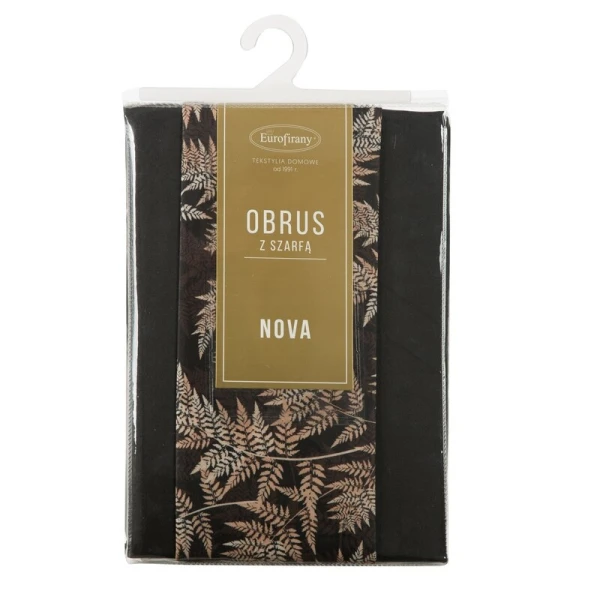 OBRUS ANITA 1 140 X 220 CM CZARNY
