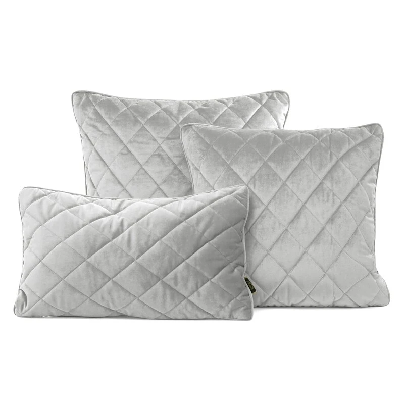 POSZEWKA VELVET 27 45 X 45 CM SREBRNY