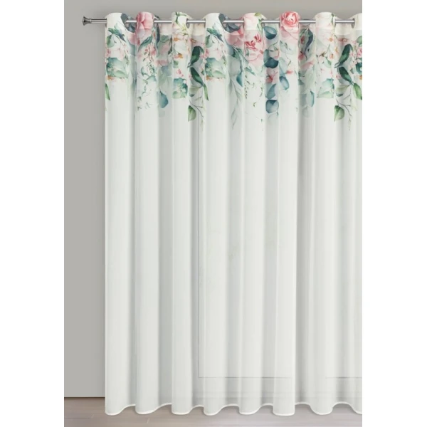 ZASŁONA GOTOWA ALORA 350 X 250 CM BIAŁY