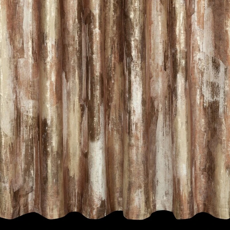 ZASŁONA GOTOWA ELLA NA TAŚMIE 140 X 270 CM CEGLASTY