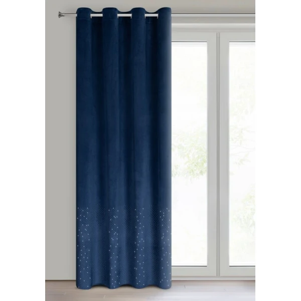 ZASŁONA GOTOWA ARIADNA 140 X 250 CM GRANATOWY