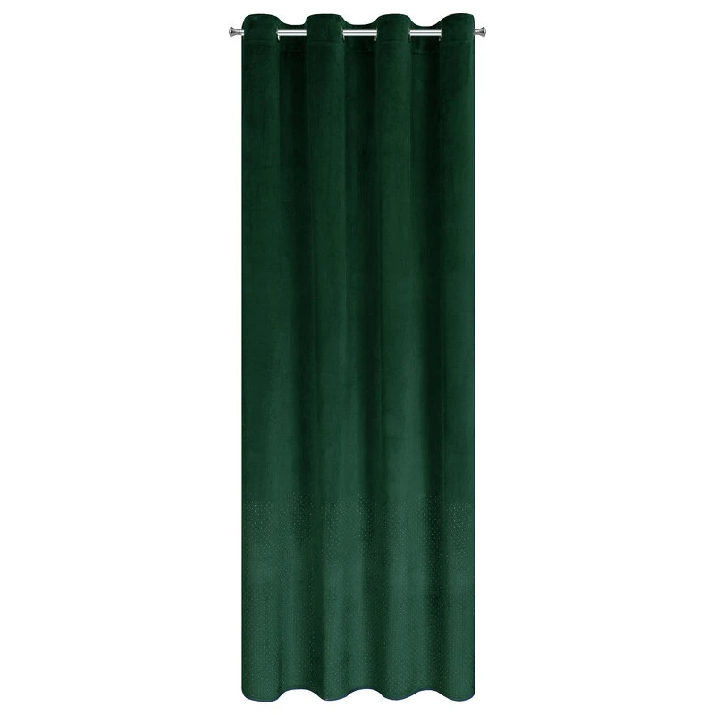 ZASŁONA GOTOWA ARIADNA 140 X 250 CM CIEMNOZIELONY