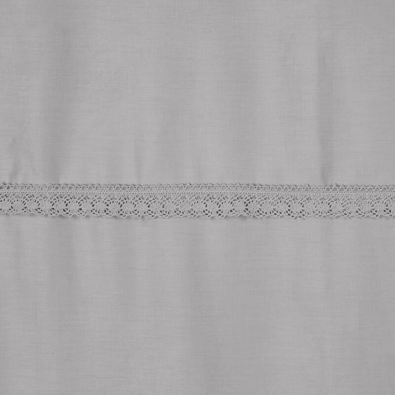 KOMPLET POŚCIELI RETRO 5 160 X 200 CM JASNOSZARY