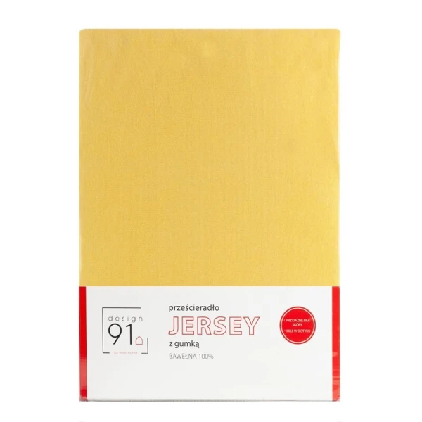 PRZEŚCIERADŁO Z GUMKĄ JERSEY D91 120 X 200 X 25 CM MUSZTA