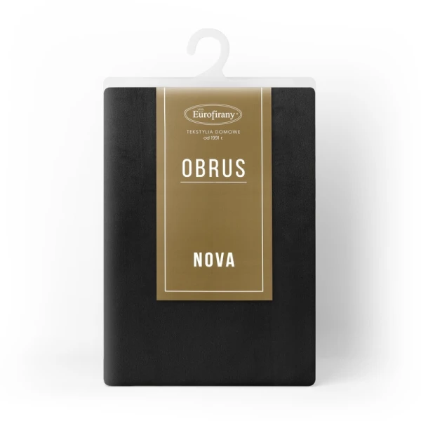 OBRUS MELINDA 140 X 220 CM CZARNY