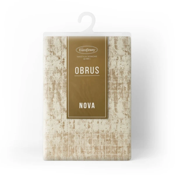 OBRUS ALINA 140 X 220 CM BEŻOWY