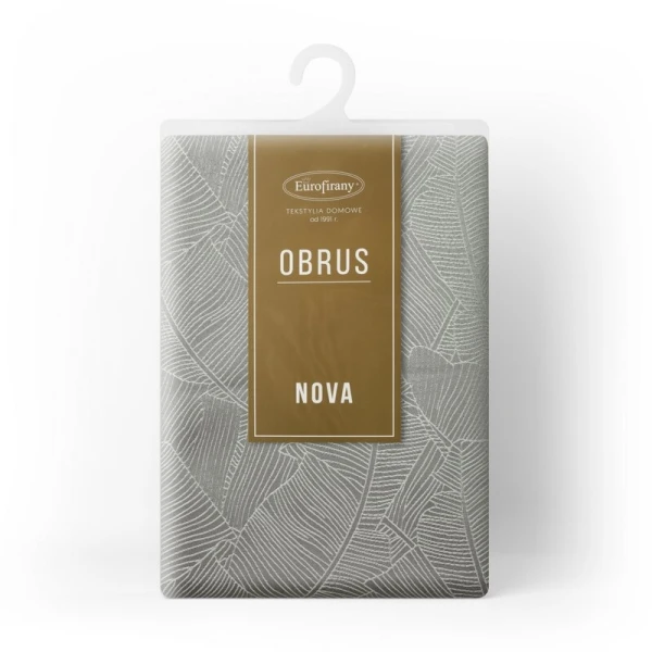 OBRUS ISLA 140 X 300 CM SREBRNY