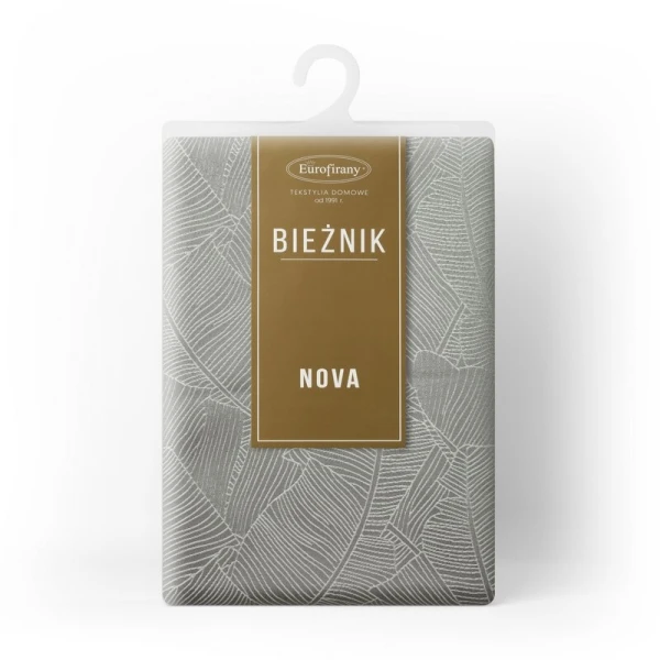 OBRUS ISLA 40 X 140 CM SREBRNY