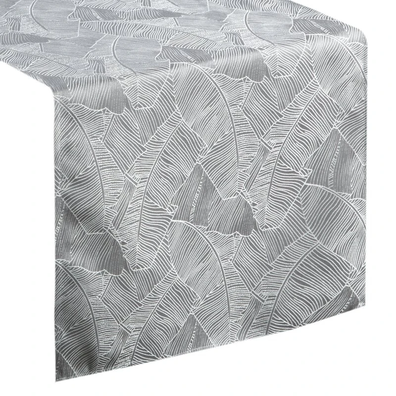 OBRUS ISLA 40 X 140 CM SREBRNY