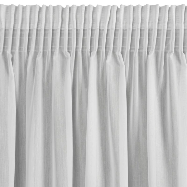 FIRANA GOTOWA ELENA NA TAŚMIE 300 X 150 CM BIAŁY