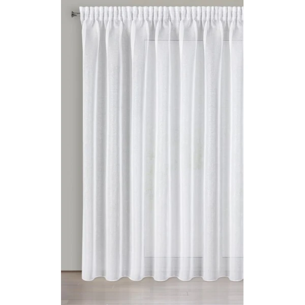 FIRANA GOTOWA LENA NA TAŚMIE 350 X 270 CM BIAŁY