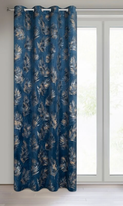 ZASŁONA GOTOWA GLORIA 140 X 250 CM GRANATOWY