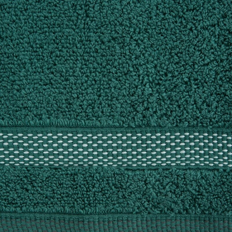 RĘCZNIK RIKI (07) 70 X 140 CM CIEMNOZIELONY