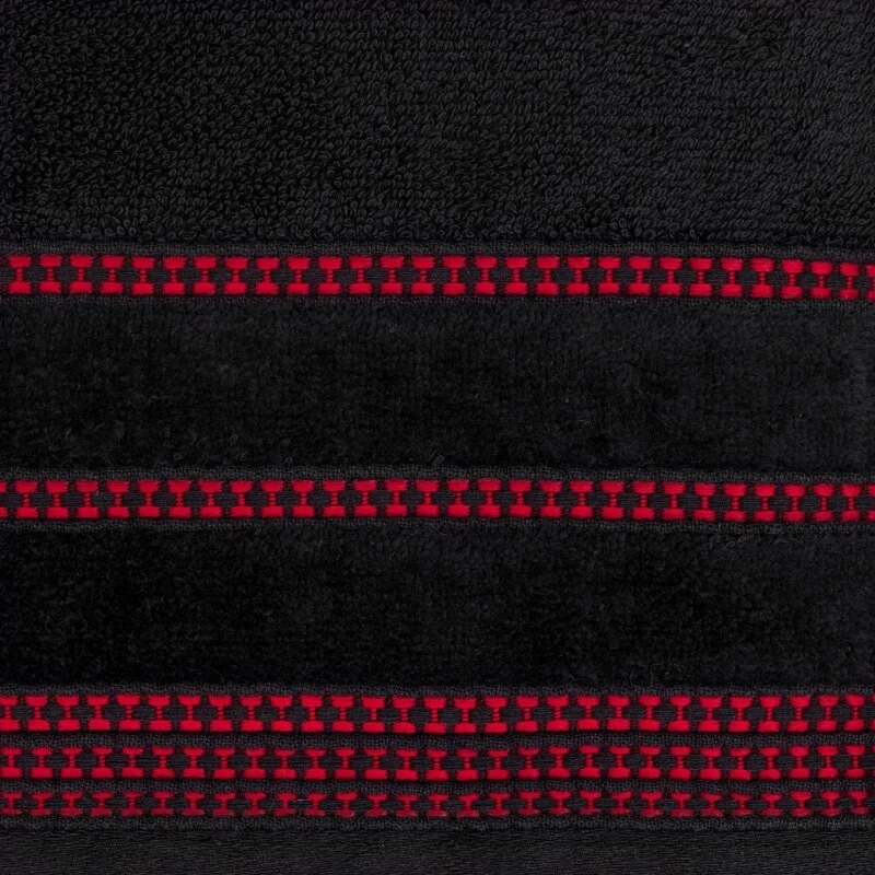 RĘCZNIK AMANDA (08) 70 X 140 CM CZARNY