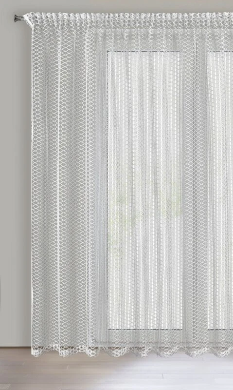 FIRANA GOTOWA AIDEN NA TAŚMIE 300 X 270 CM BIAŁY