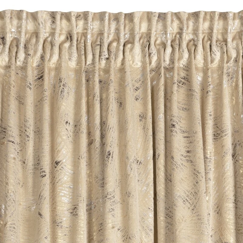 ZASŁONA GOTOWA TULIA NA TAŚMIE 135 X 270 CM BEŻOWY
