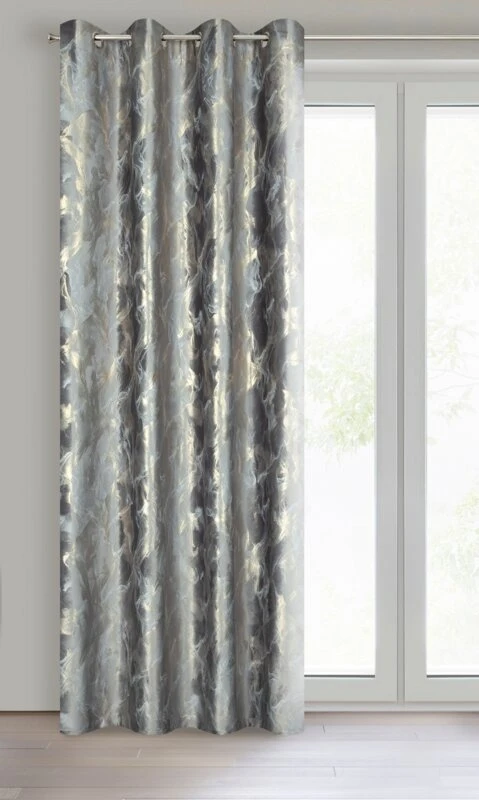 ZASŁONA GOTOWA MELODY 140 X 250 CM STALOWY