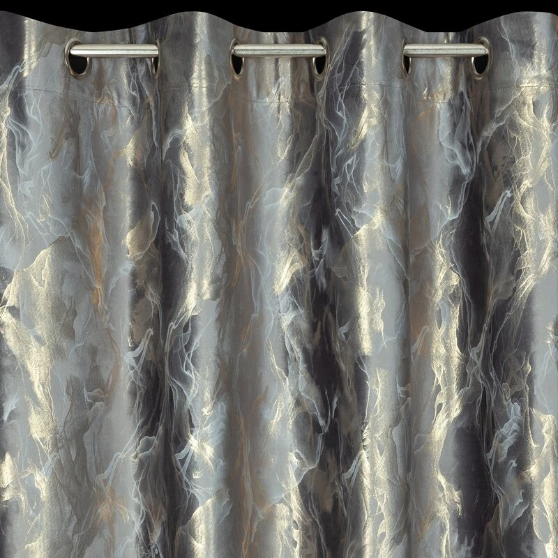 ZASŁONA GOTOWA MELODY 140 X 250 CM STALOWY