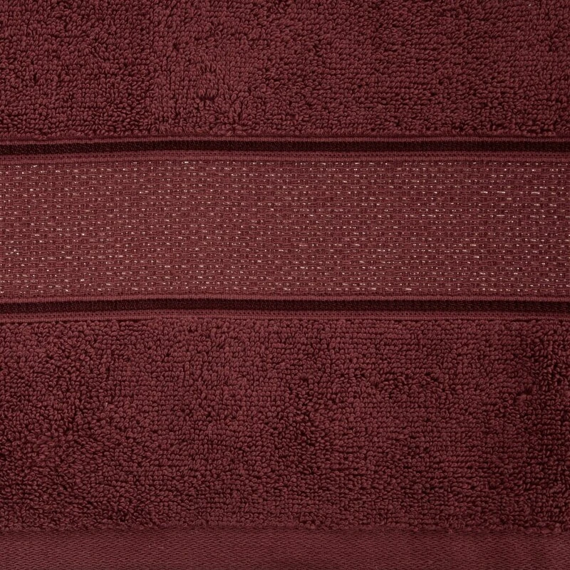 RĘCZNIK LIANA (13) 50 X 90 CM BORDOWY