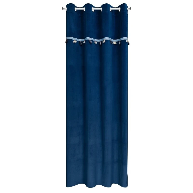 ZASŁONA GOTOWA CAR 1 140 X 250 CM GRANATOWY
