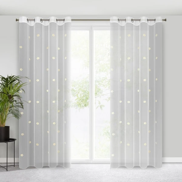 FIRANA GOTOWA ELSA 140 X 250 CM BIAŁY