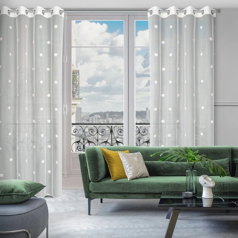 FIRANA GOTOWA ELSA 140 X 250 CM BIAŁY