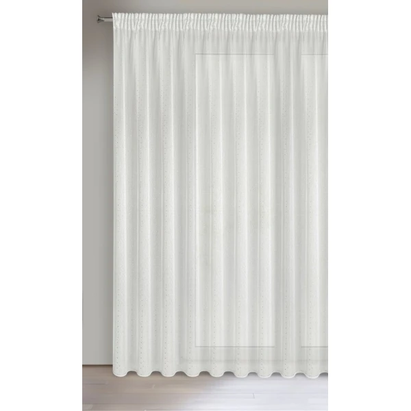 FIRANA GOTOWA SIBEL NA TAŚMIE 400 X 250 CM BIAŁY