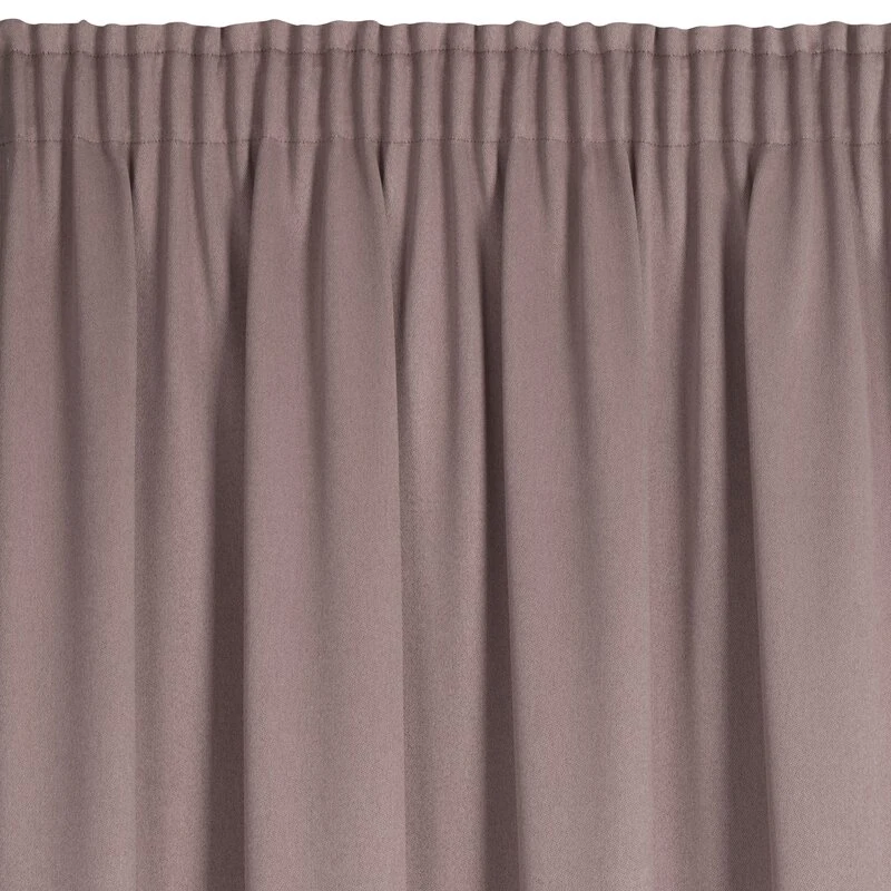 ZASŁONA GOTOWA CARLO NA TAŚMIE 130 X 300 CM PUDROWY RÓŻ