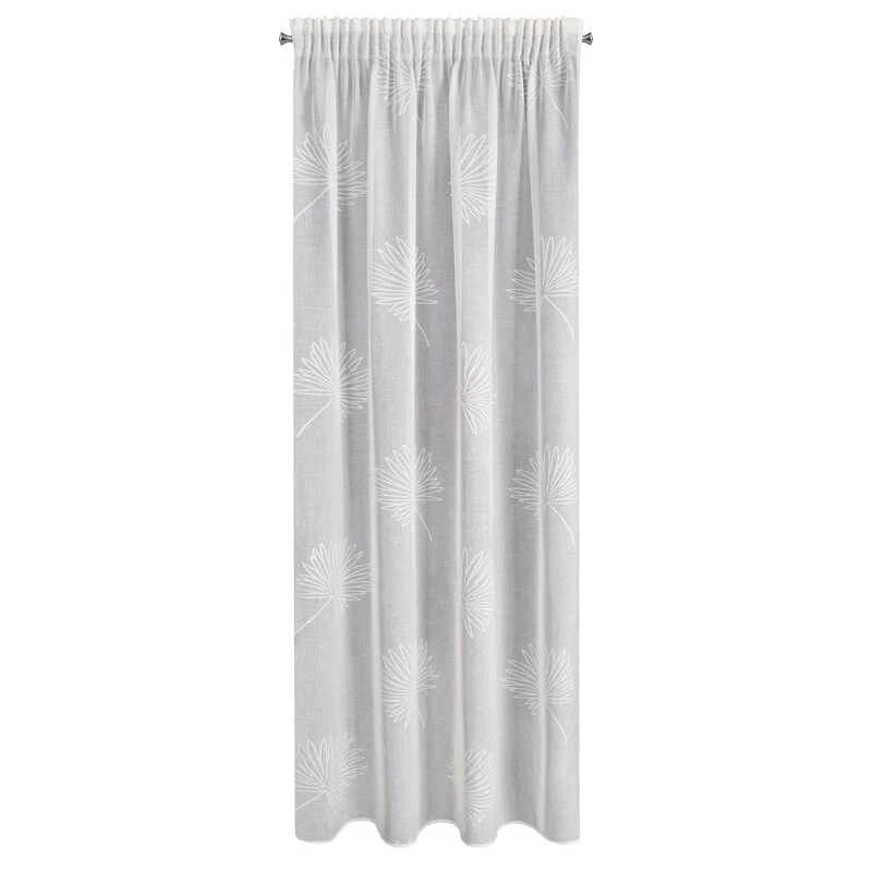 FIRANA GOTOWA JANE NA TAŚMIE 140 X 270 CM BIAŁY