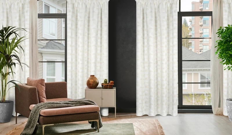 ZASŁONA GOTOWA MARIGOLD NA TAŚMIE 140 X 300 CM BIAŁY