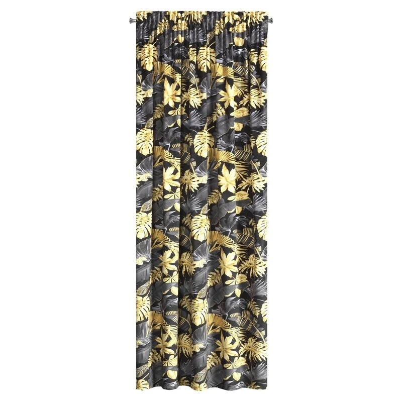 ZASŁONA GOTOWA BLER NA TAŚMIE 140 X 270 CM CZARNY