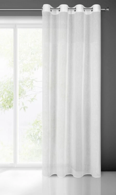 FIRANA GOTOWA MARISA 140 X 250 CM BIAŁY