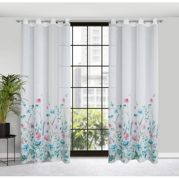 ZASŁONA GOTOWA LILIAN 140 X 250 CM BIAŁY