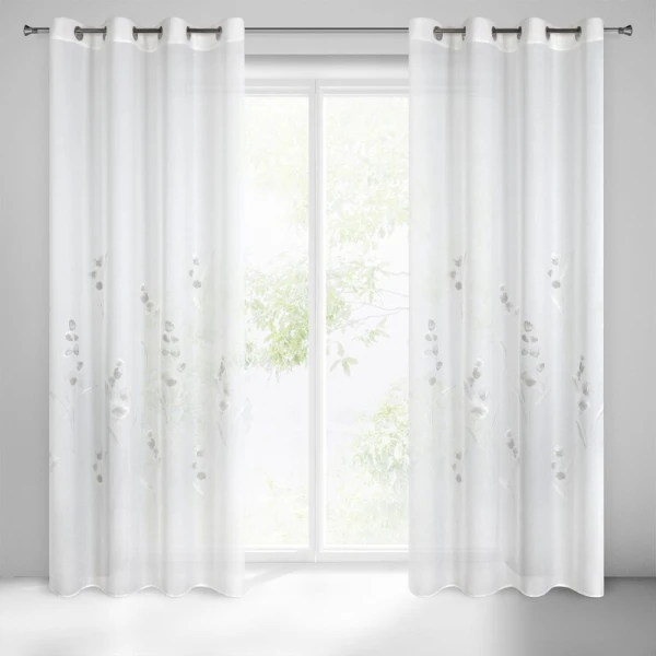 FIRANA GOTOWA ISABEL 140 X 250 CM BIAŁY