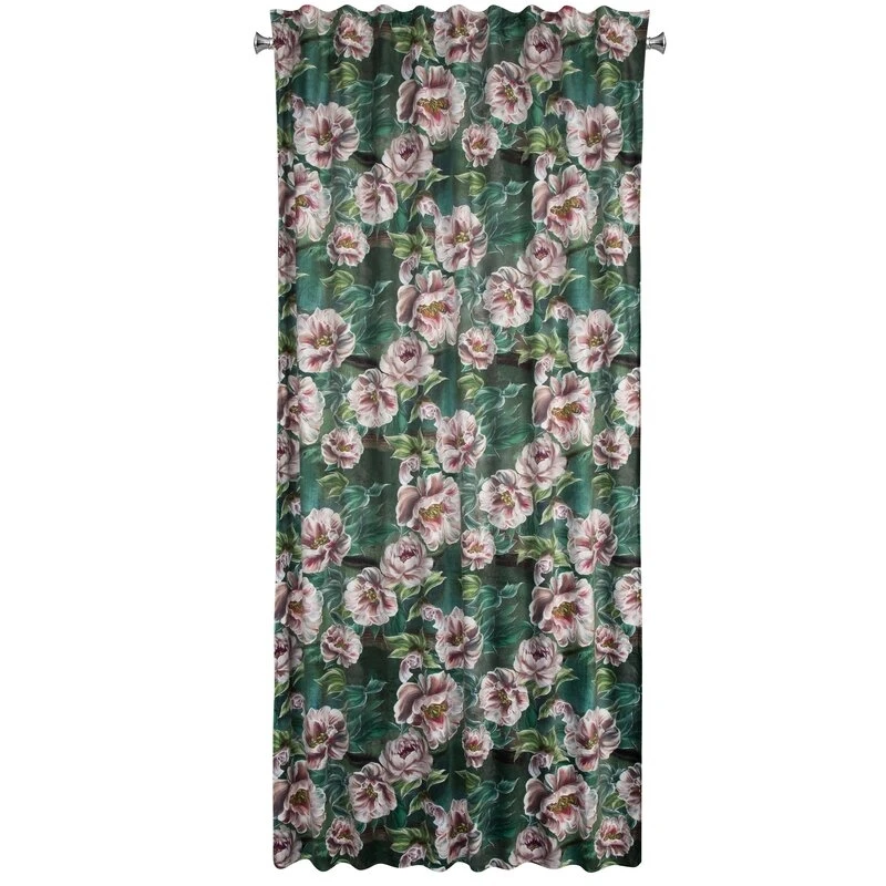 ZASŁONA GOTOWA PALMERA NA TAŚMIE 140 X 270 CM ZIELONY