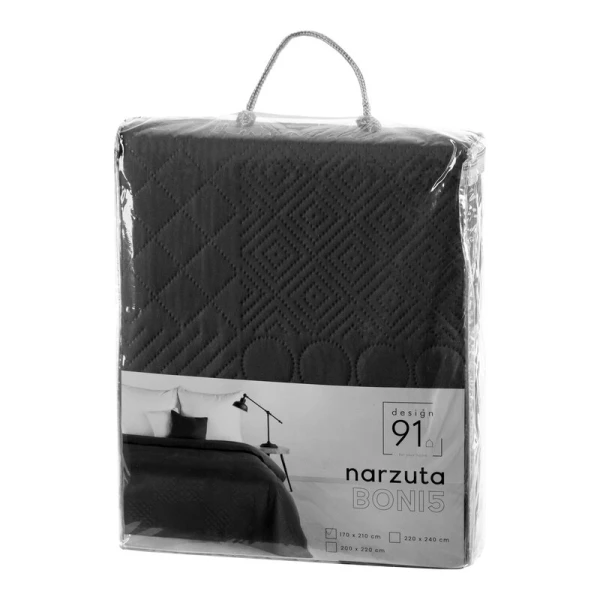 NARZUTA D91 BONI 5 170 X 210 CM CZARNY