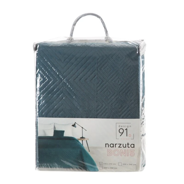 NARZUTA D91 BONI 5 170 X 210 CM CIEMNOTURKUSOWY