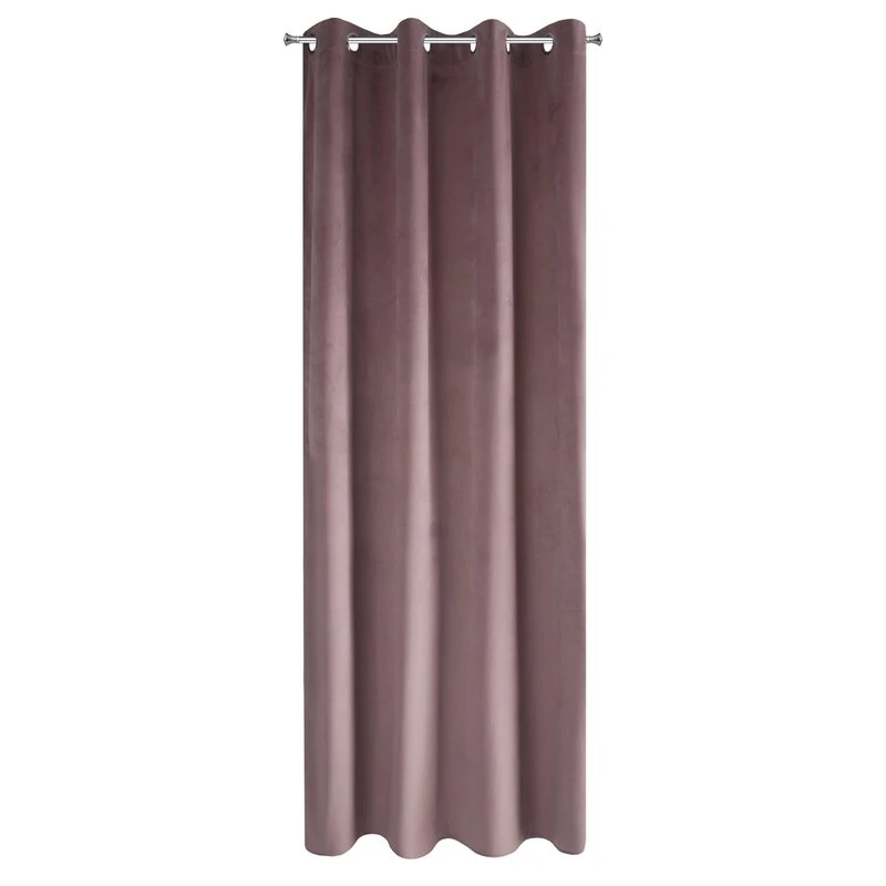 ZASŁONA GOTOWA PIERRE 140 X 250 CM PUDROWY RÓŻ