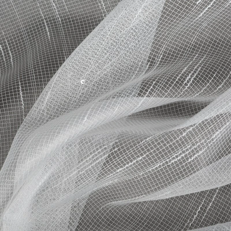 FIRANA GOTOWA NESSI 140 X 250 CM BIAŁY