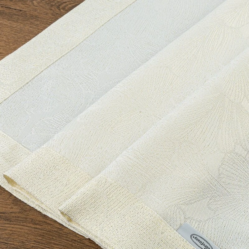 OBRUS LILIAN 40 X 180 CM KREMOWY