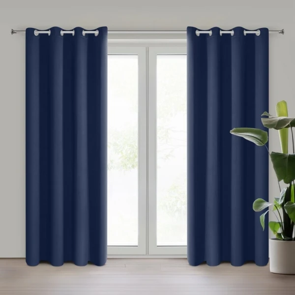 ZASŁONA GOTOWA D91 PARISA 135 X 250 CM GRANATOWY