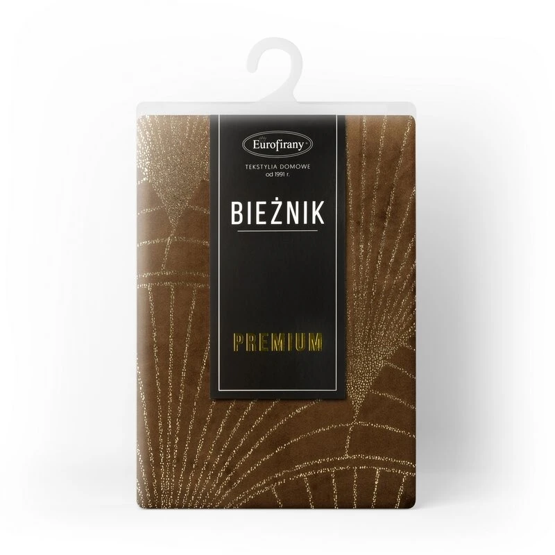 OBRUS BLINK 14 35 X 140 CM BRĄZOWY