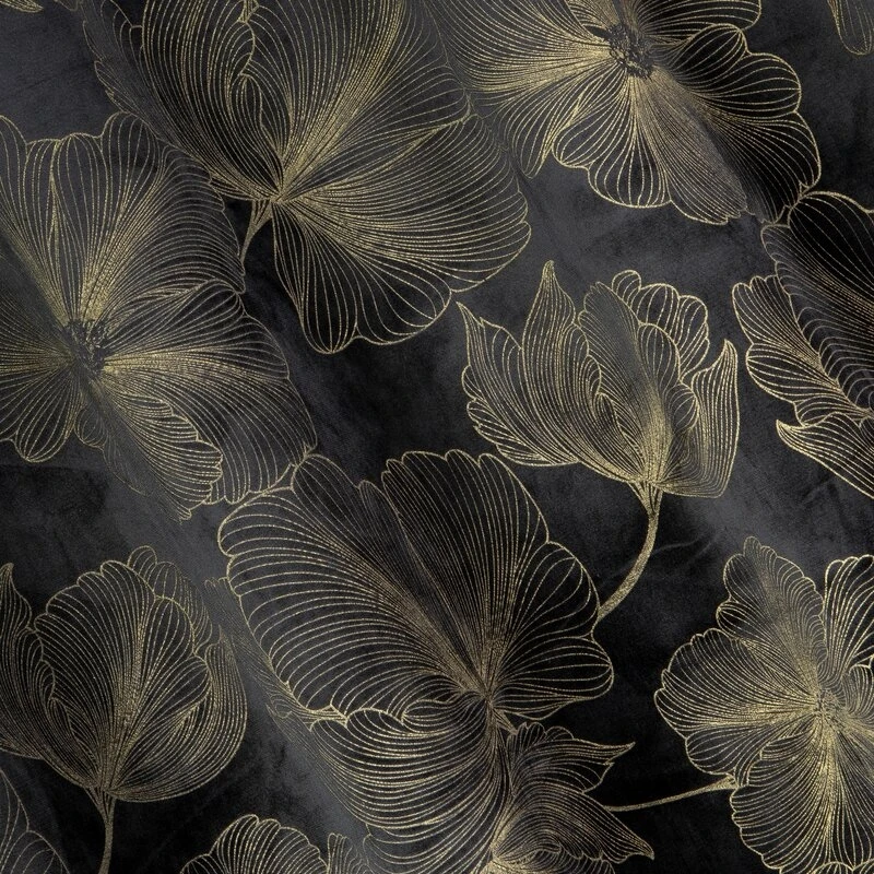 ZASŁONA GOTOWA STELLA 140 X 250 CM CZARNY