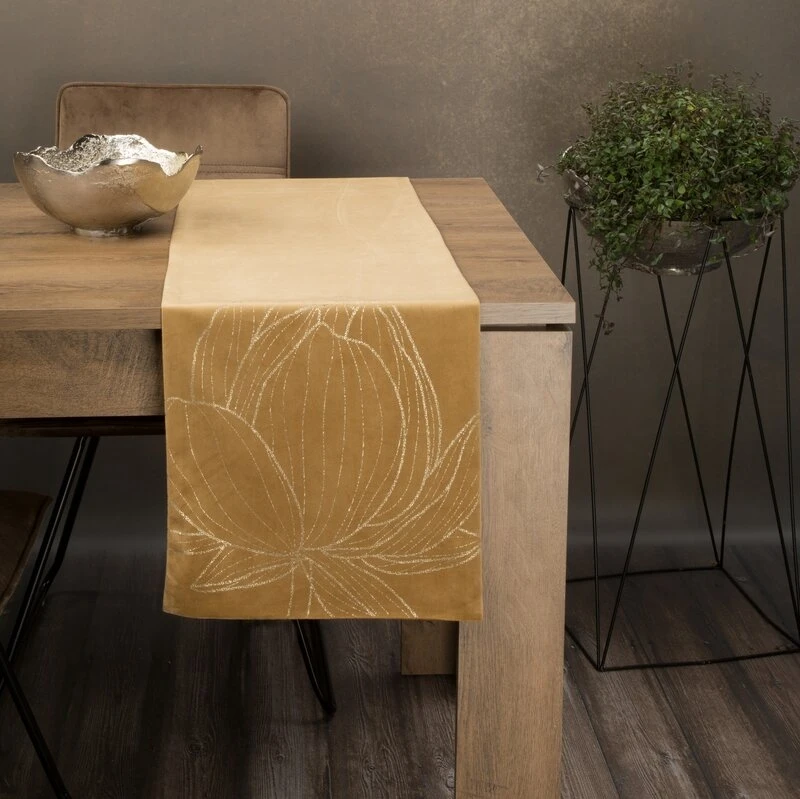 OBRUS BLINK 12 35 X 140 CM MIODOWY