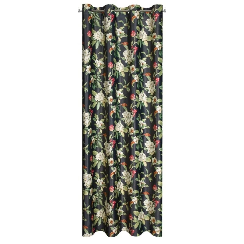ZASŁONA GOTOWA ALEA 140 X 250 CM CZARNY